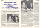 Montpellier, première ville câblée en fibre optique