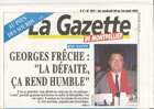 Georges Frêche : "la défaite ça rend humble"