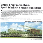 Complexe de rugby quartier Ovalie : objectifs de l'opération et modalités de concertation