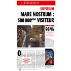 Mare Nostrum : 500.000ème visiteur