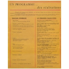 Un programme, des réalisations - Décembre 1977